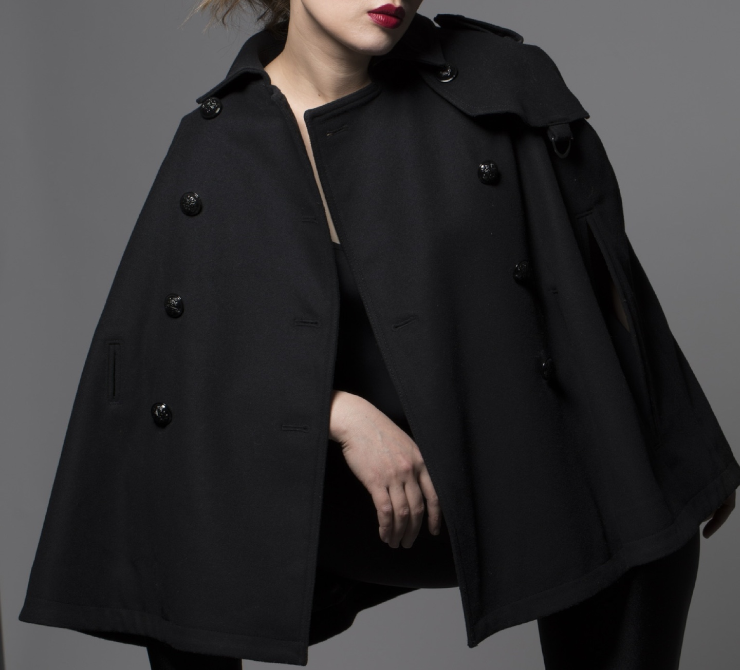 Banana Republic Italian Wool Cape Jacket - Reg: $450 - photo 2