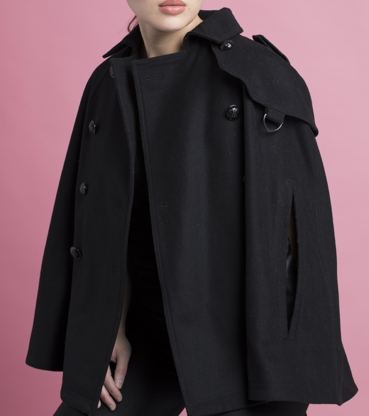 Banana Republic Italian Wool Cape Jacket - Reg: $450 - photo 3