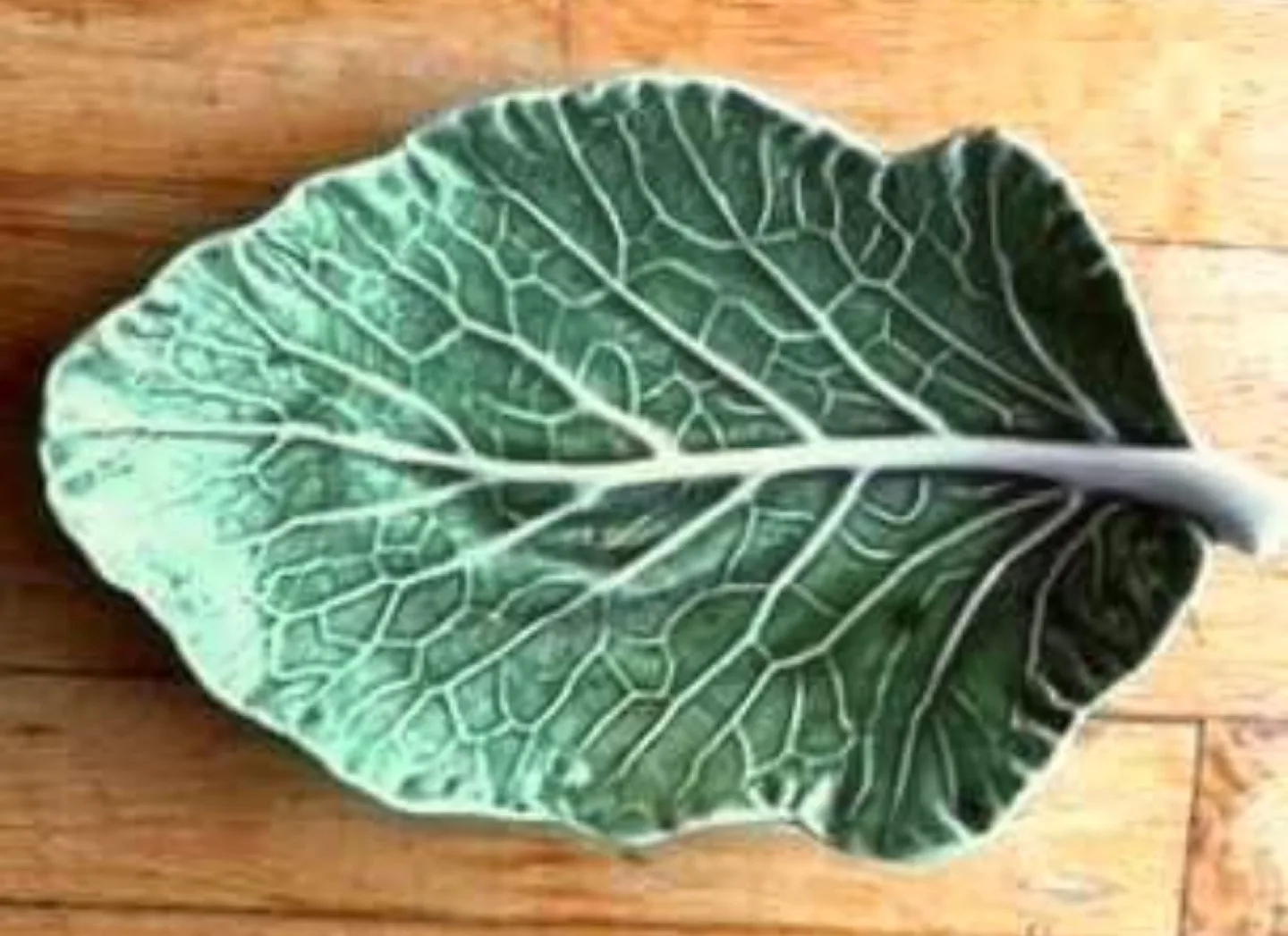 Vintage Cabbage Leaf Decorative Tray image indicator(3)