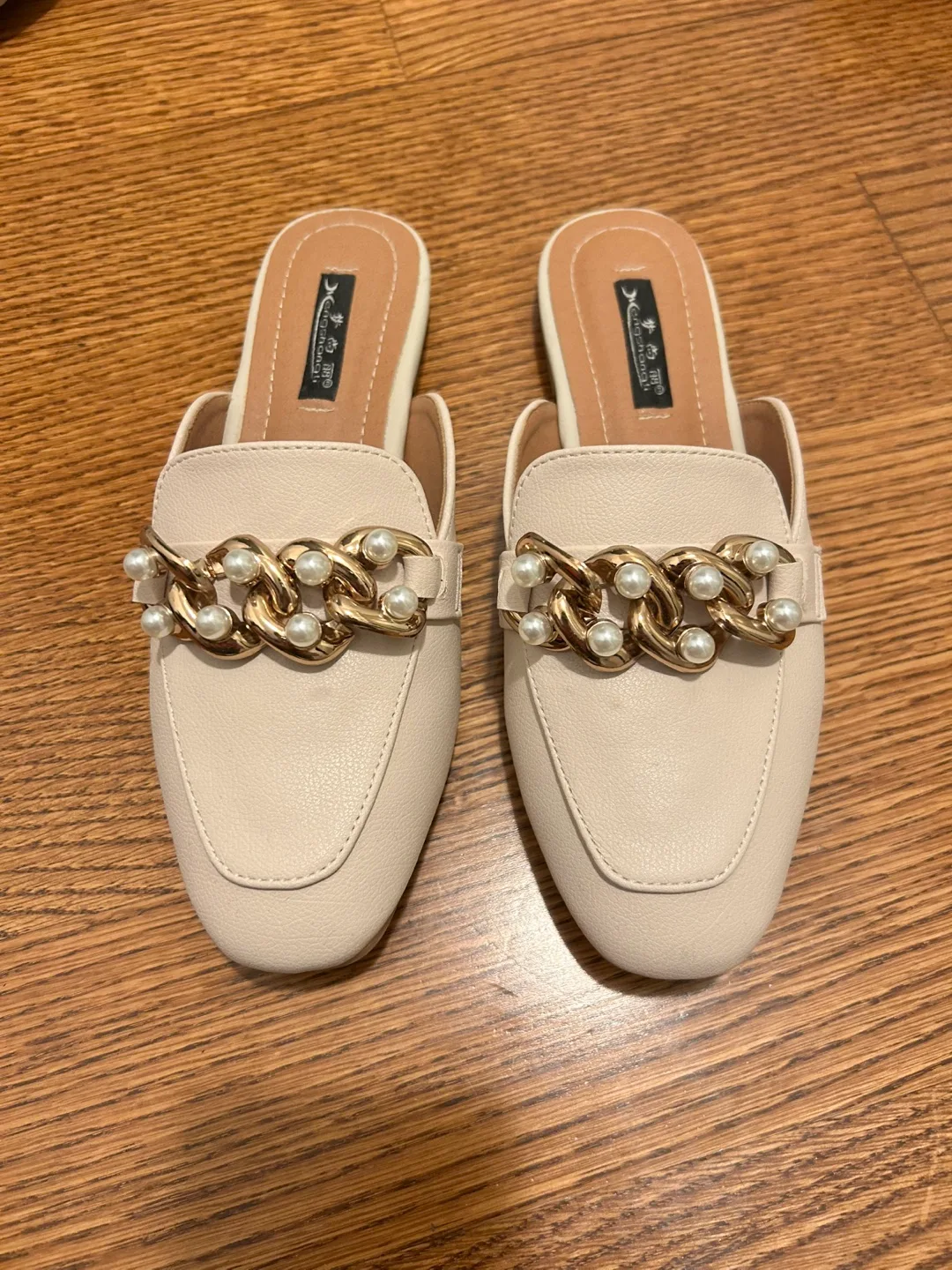 Mules with Pearl Chain thumbnail