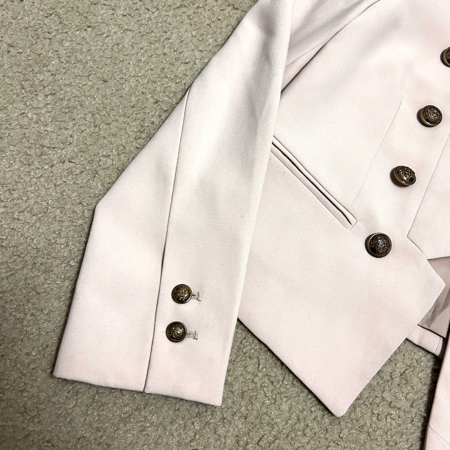 Cream Blazer with Gold Buttons image indicator(2)