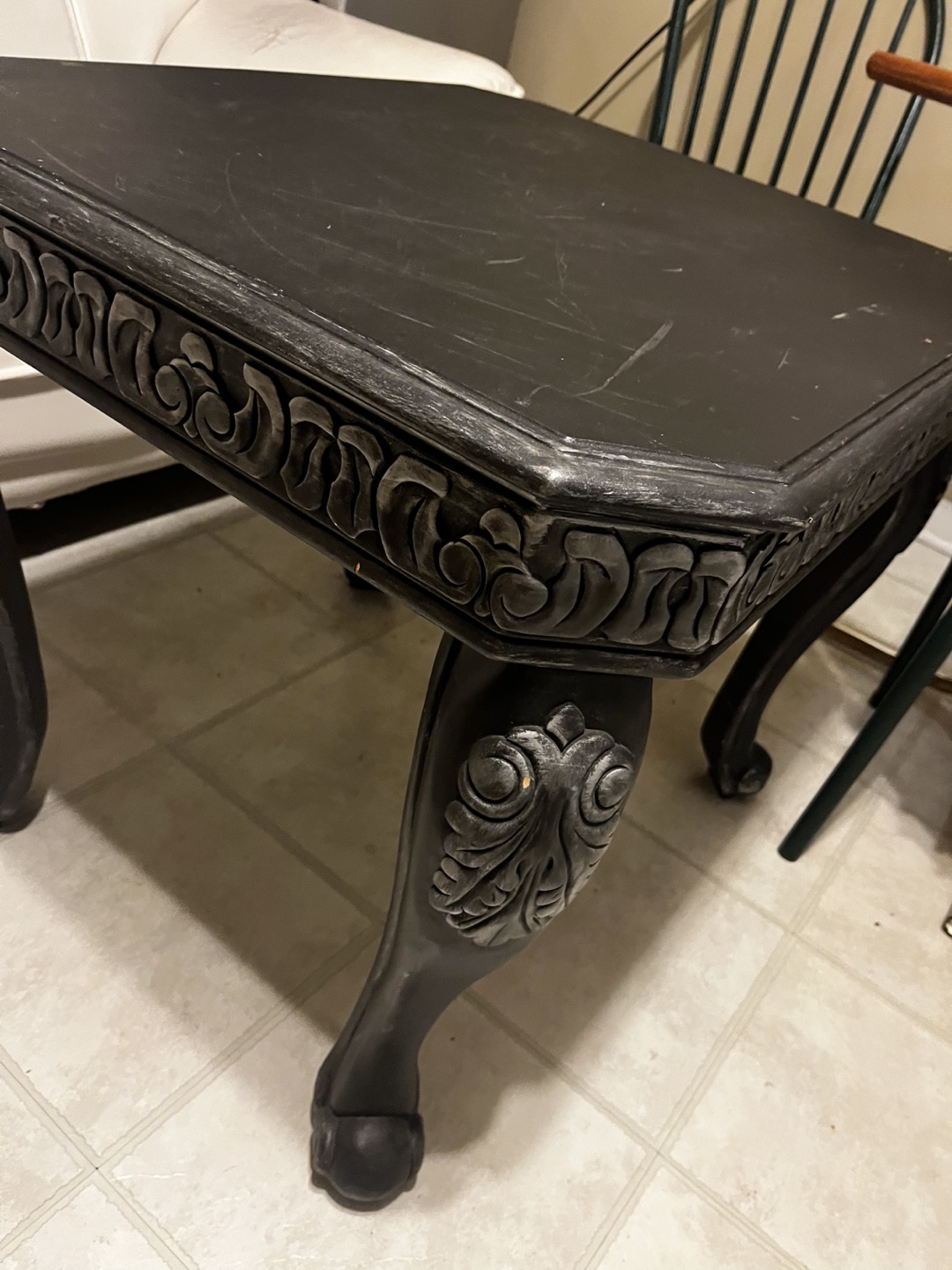 Black End Table