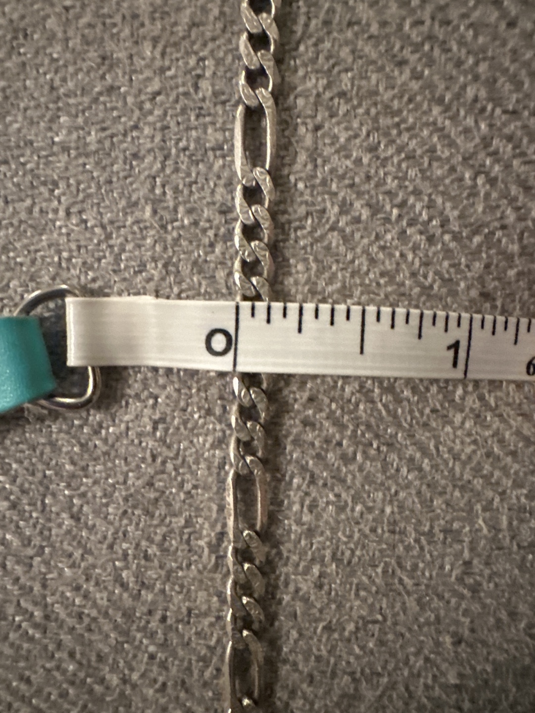 925 Sterling Silver Figaro Chain Bracelet - photo 2