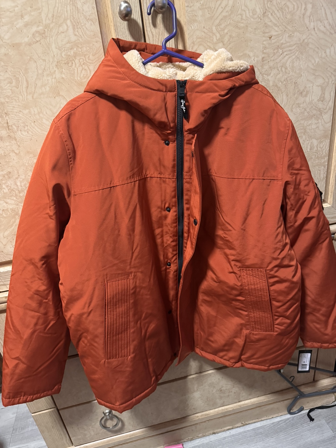 Sean John Men's Orange coat Size XL