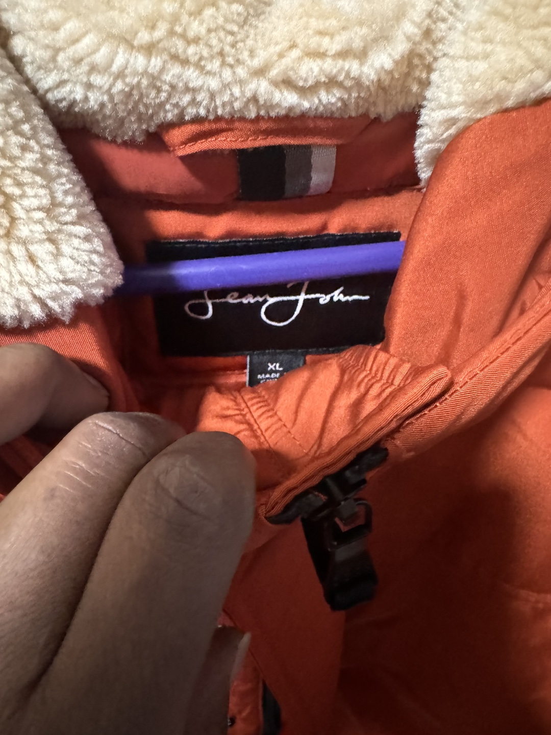 Sean John Men's Orange coat Size XL - photo 4