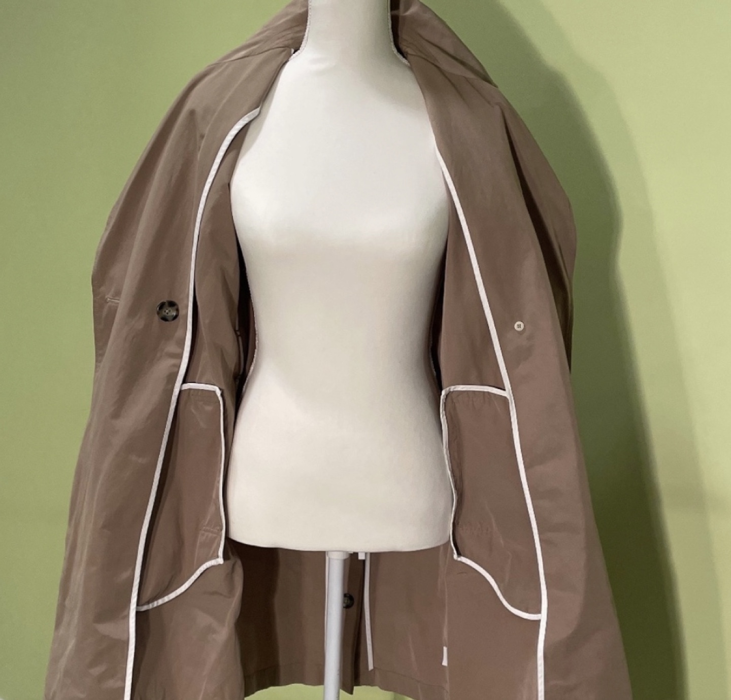 Madewell Tan Trench Coat XS - photo 4