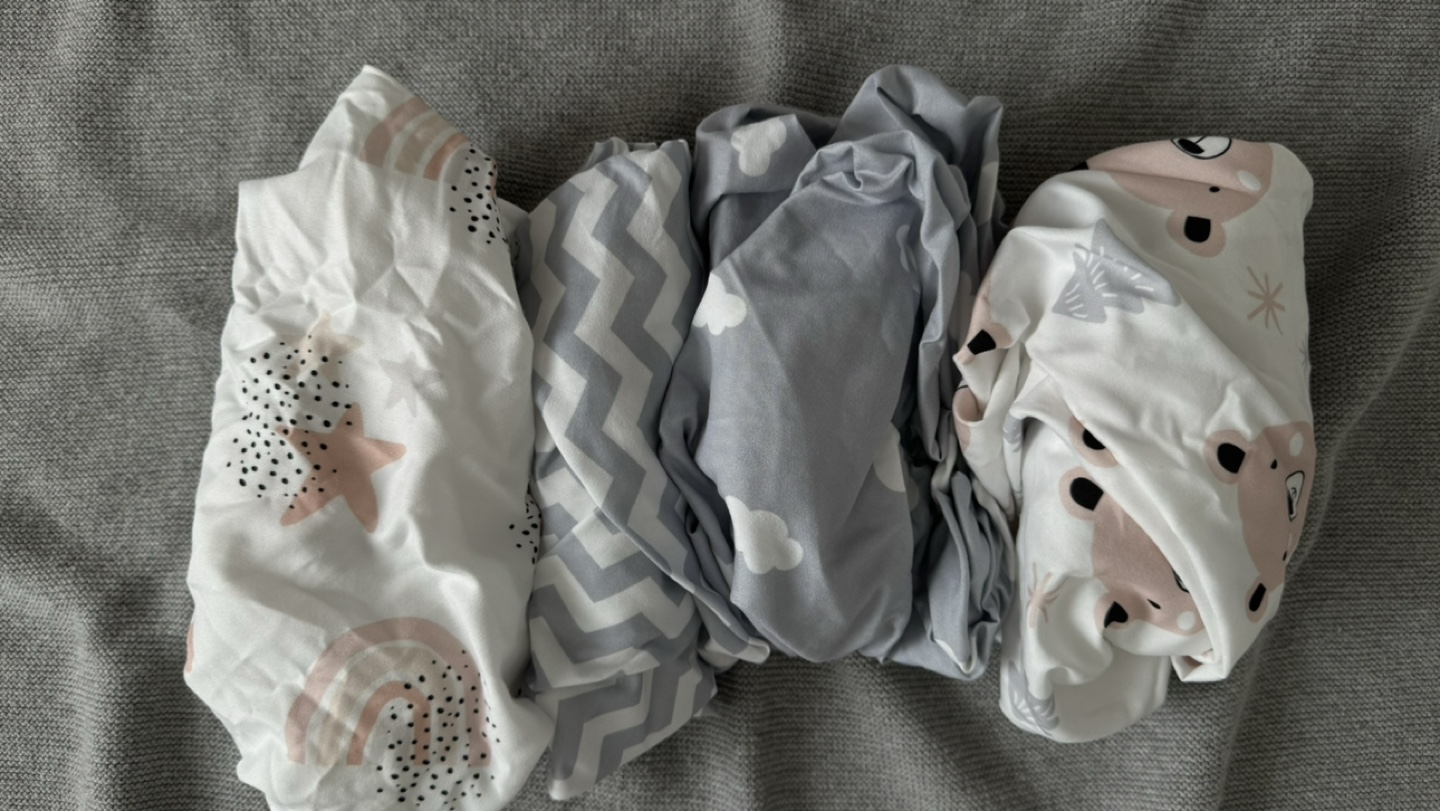 Set of 4 Crib Fitted Sheets - photo 2