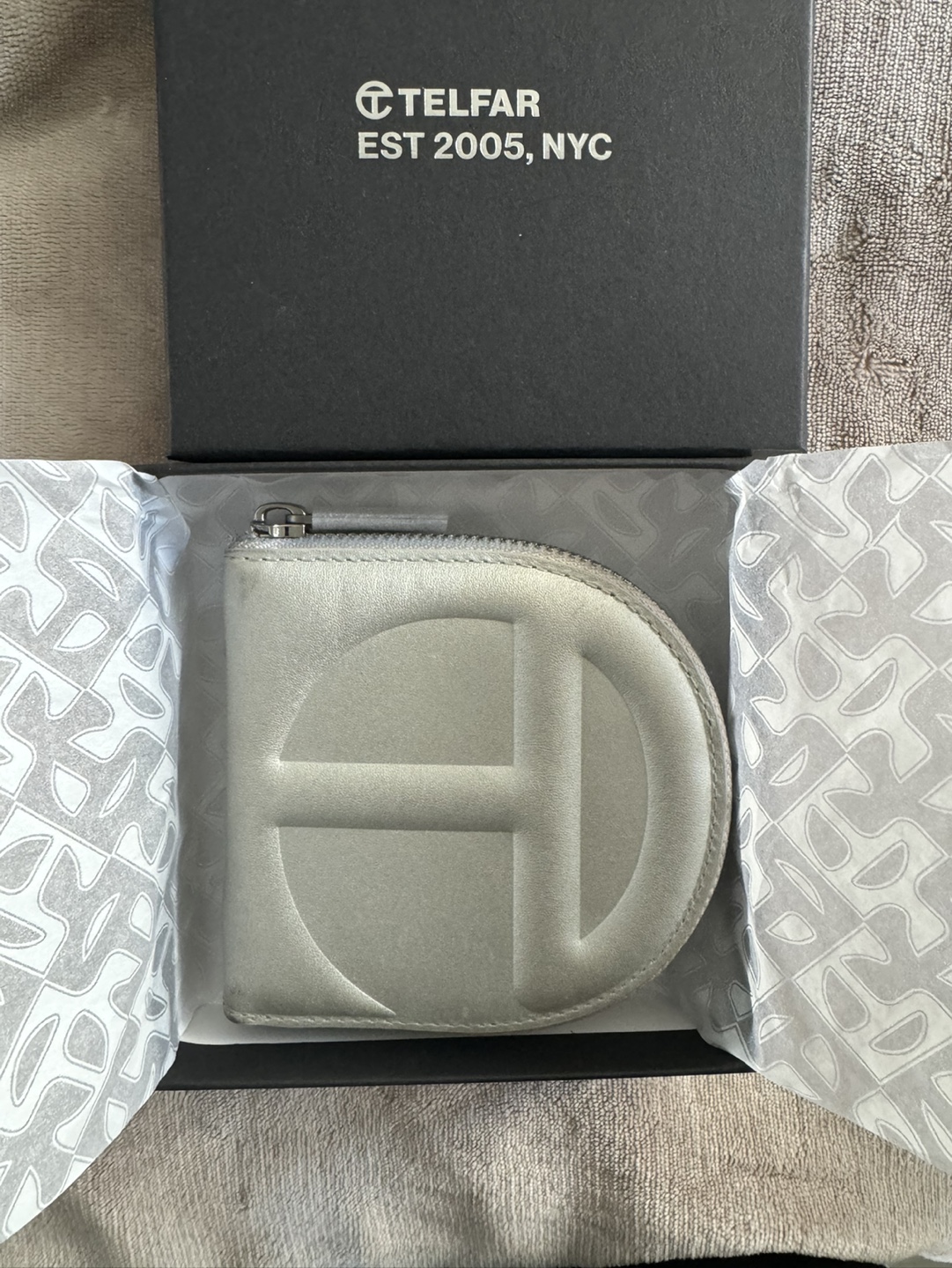 Telfar Small Silver Wallet - photo 2