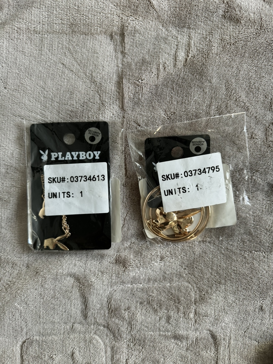 Playboy Gold Hoop Earrings - photo 2