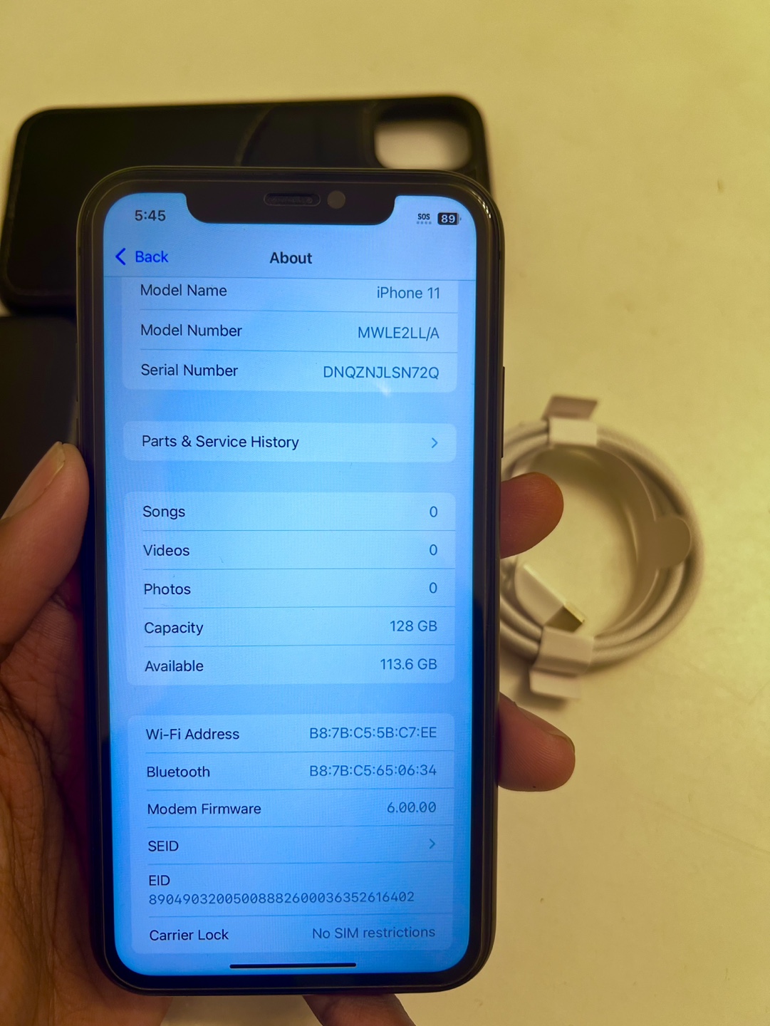 Mint Condition iPhone 128GB Black - photo 3