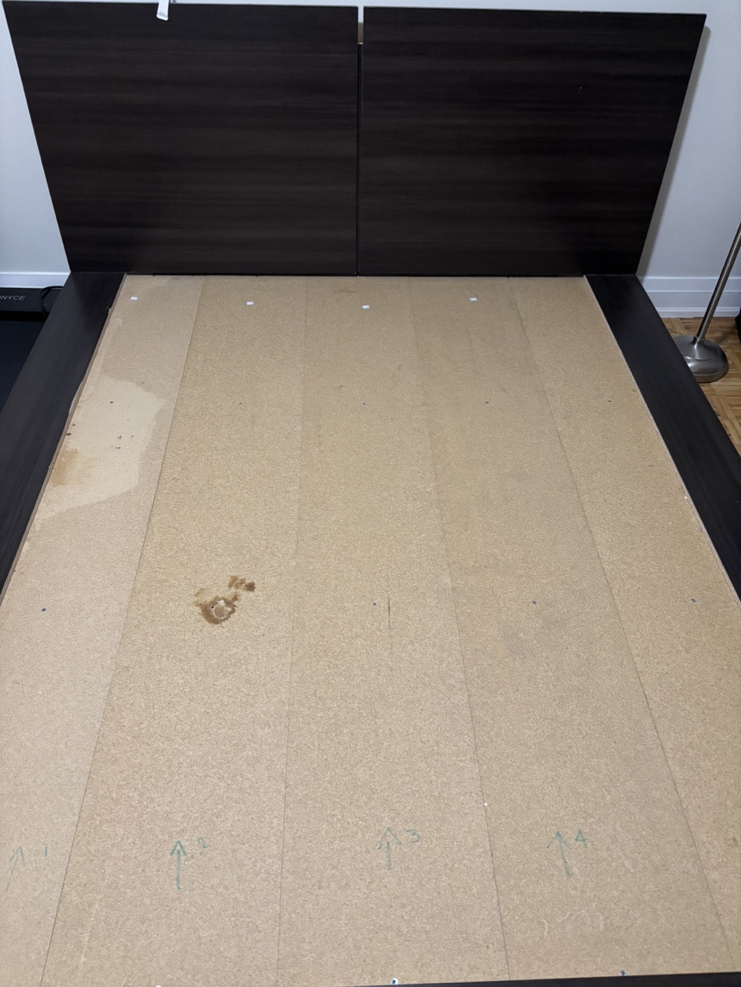 Queen Size Platform Bed Frame- Ikea