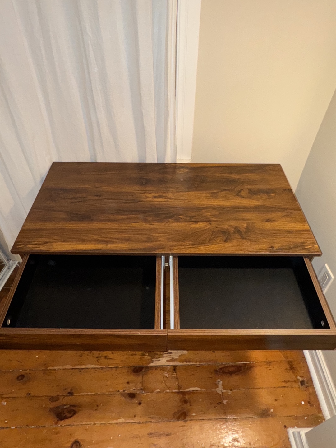 Rustic Modern Desk with 2 Drawers - photo 2