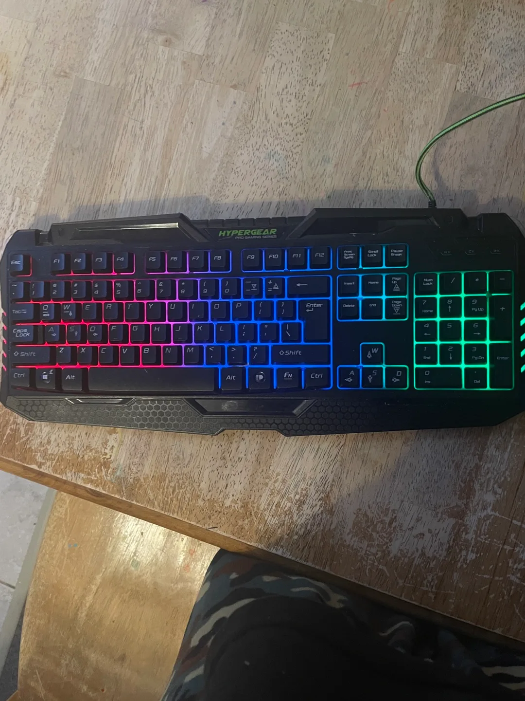 Hypergear Wired light up Gaming Keyboard "🧡" thumbnail