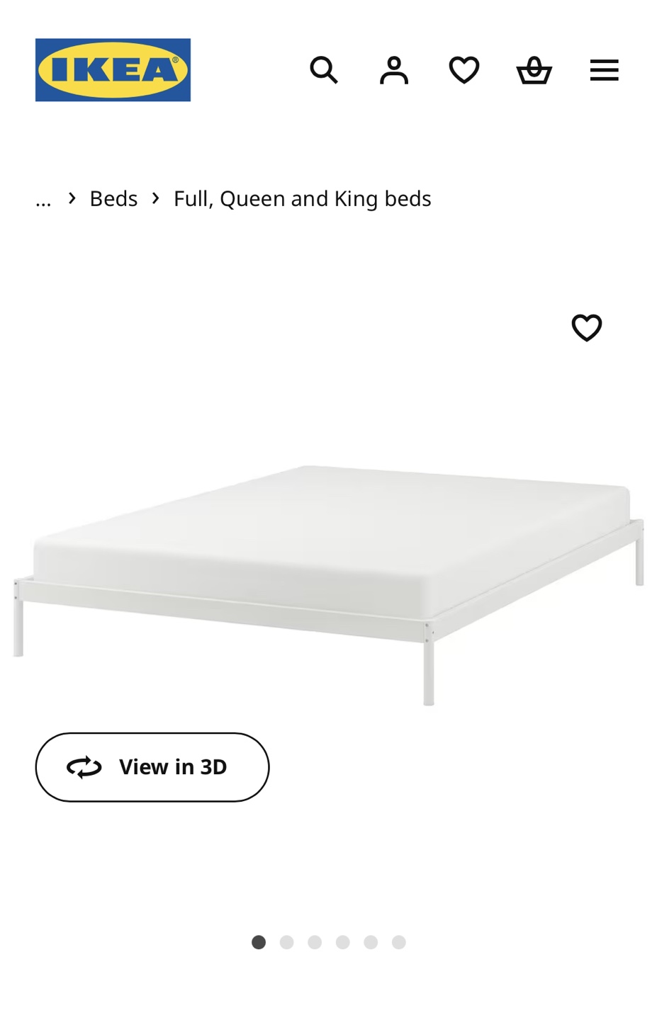 IKEA Bed Frame + Mattress