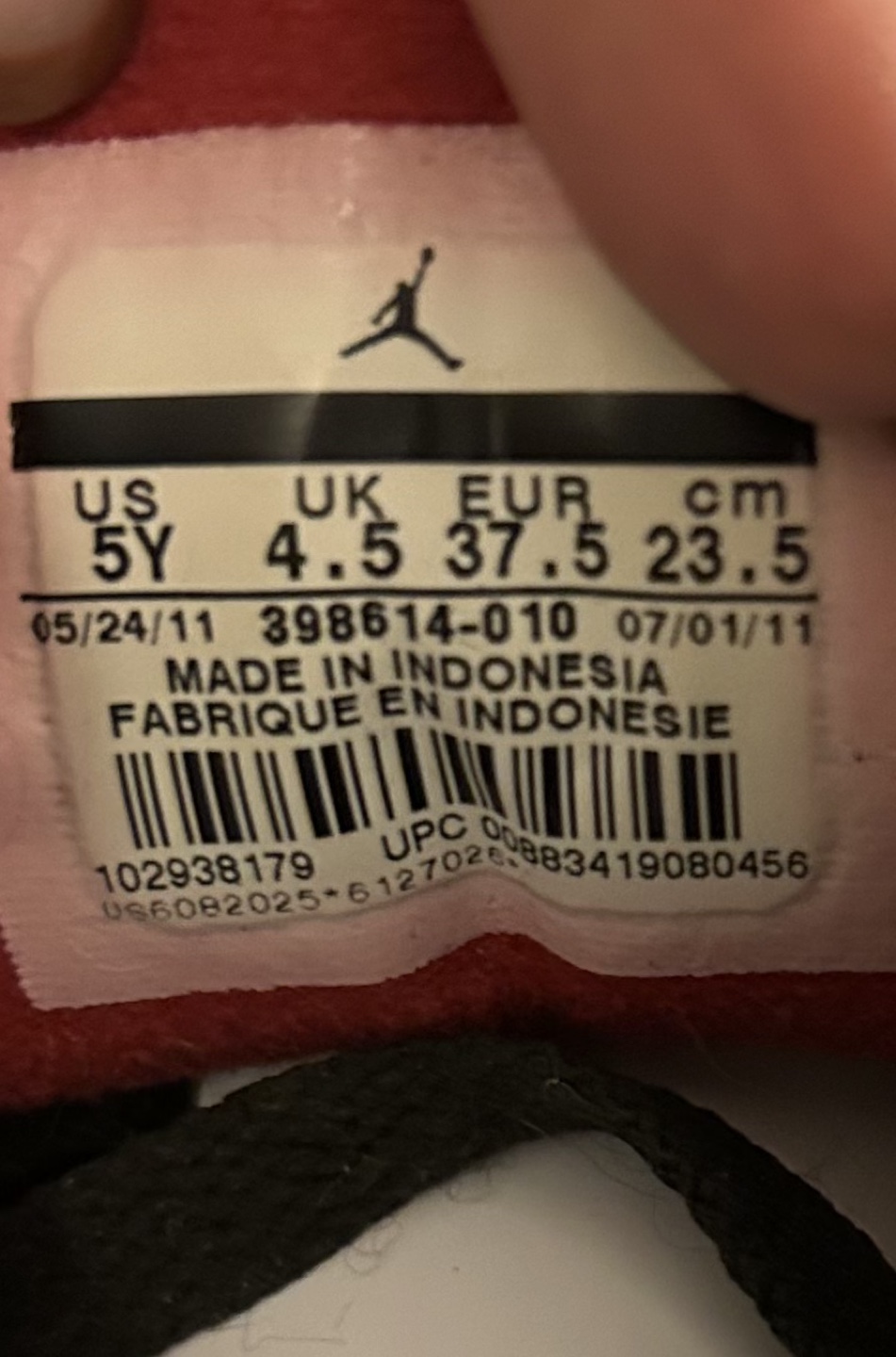 Air Jordan 3 Retro Black Cement Size 5Y - photo 4