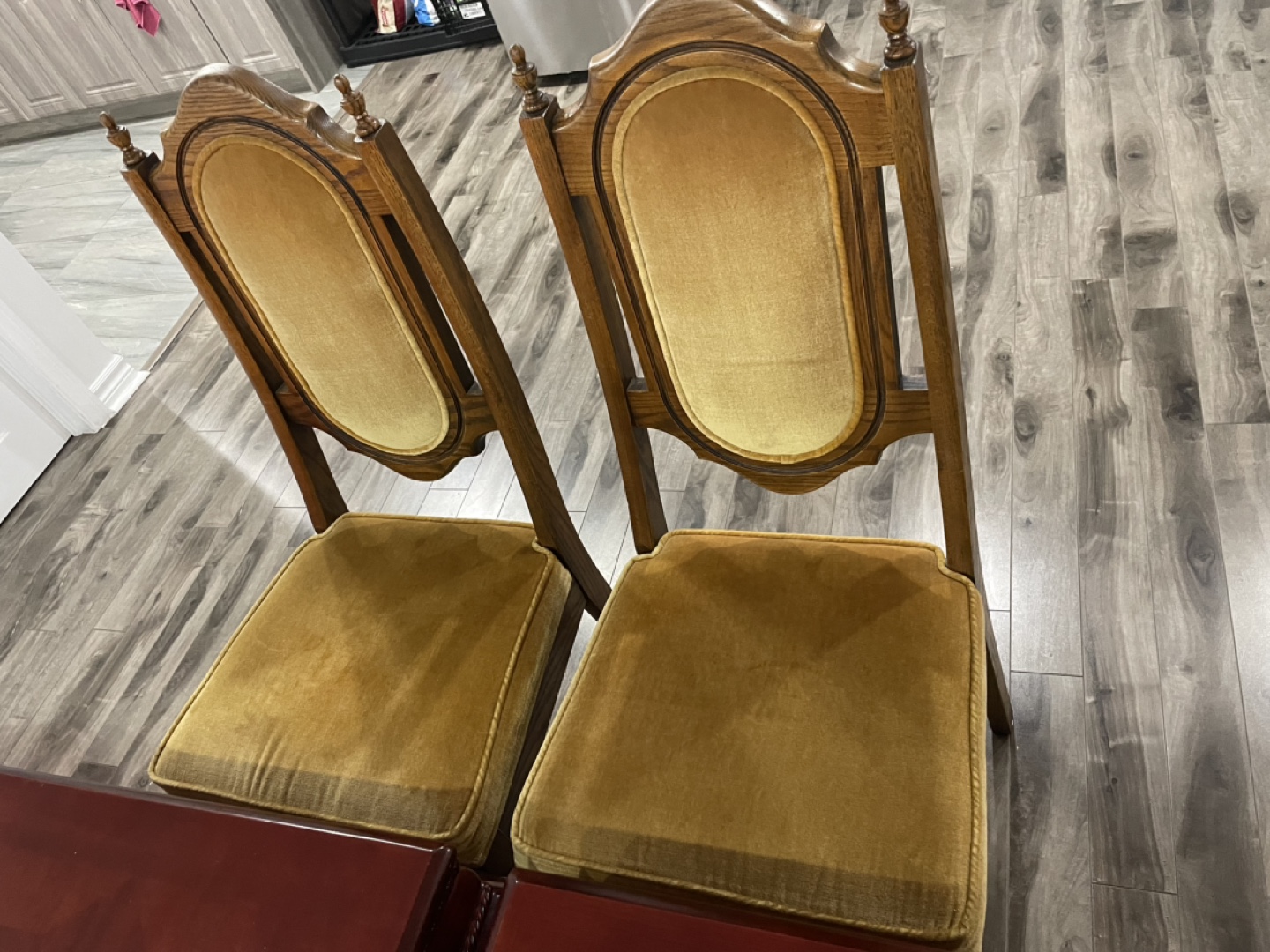 Two Vintage Dining Chairs - photo 2