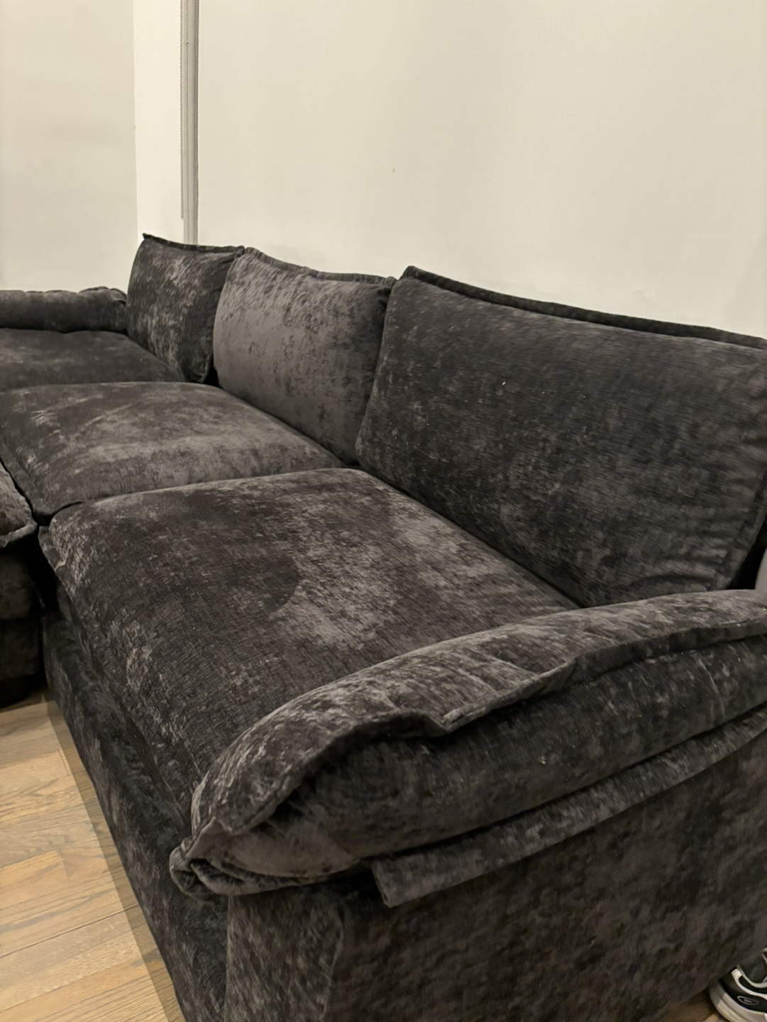 Charcoal Cloud Couch - photo 2