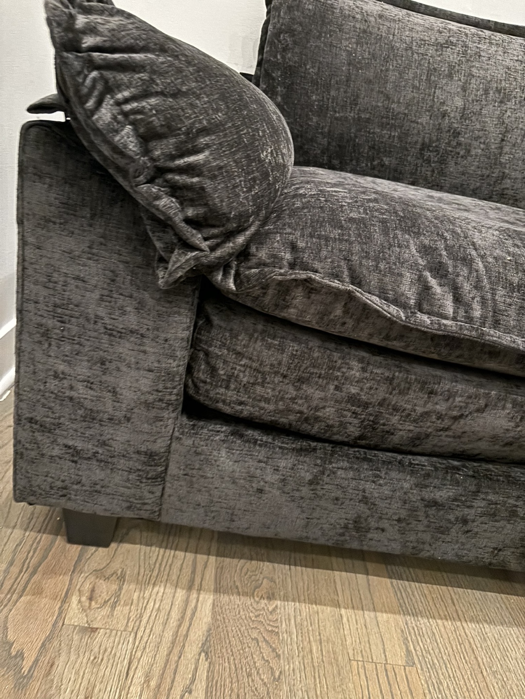 Charcoal Cloud Couch - photo 4