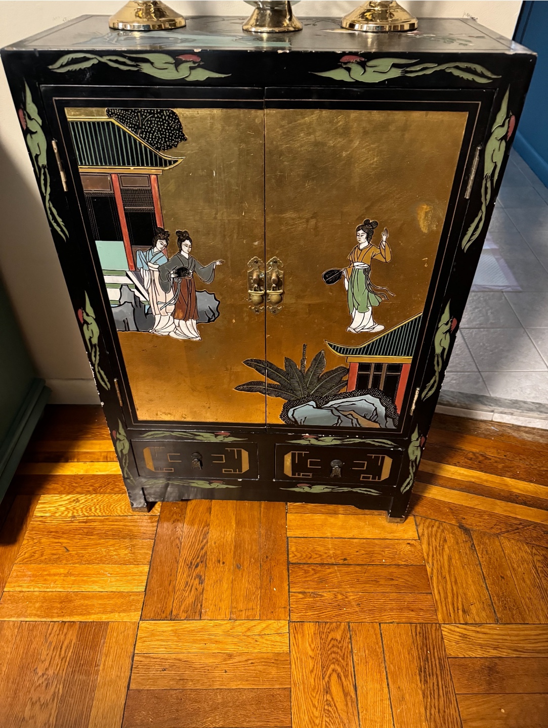 Mirror and Cabinet