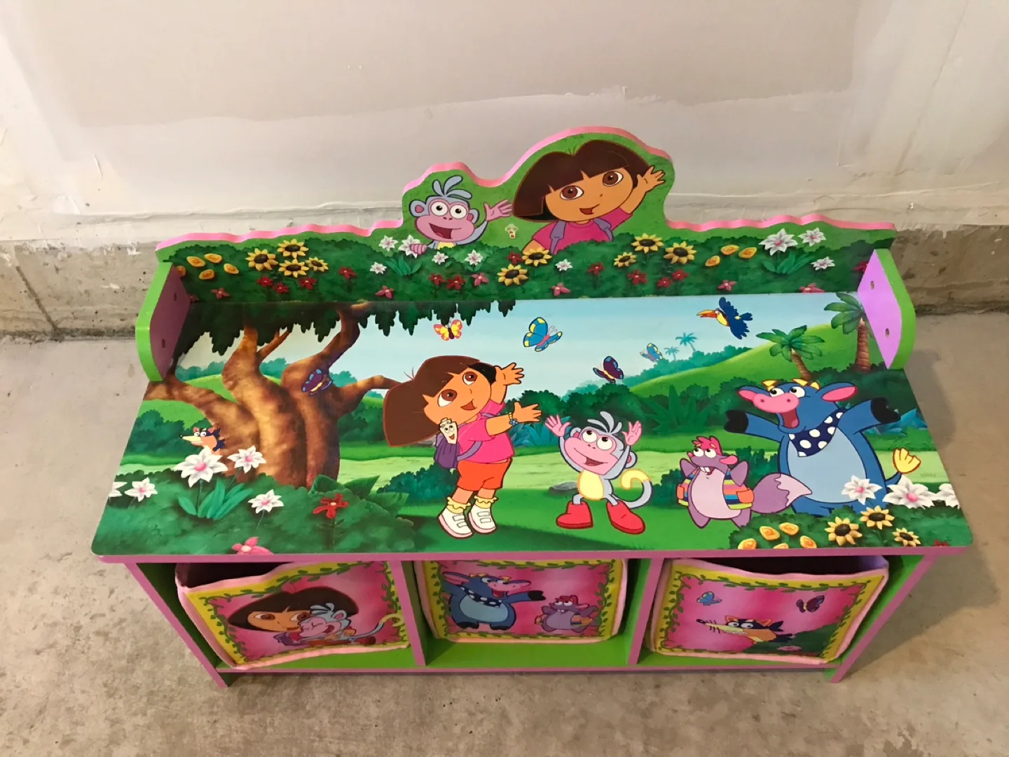 Dora the Explorer Storage Bench image indicator(10)
