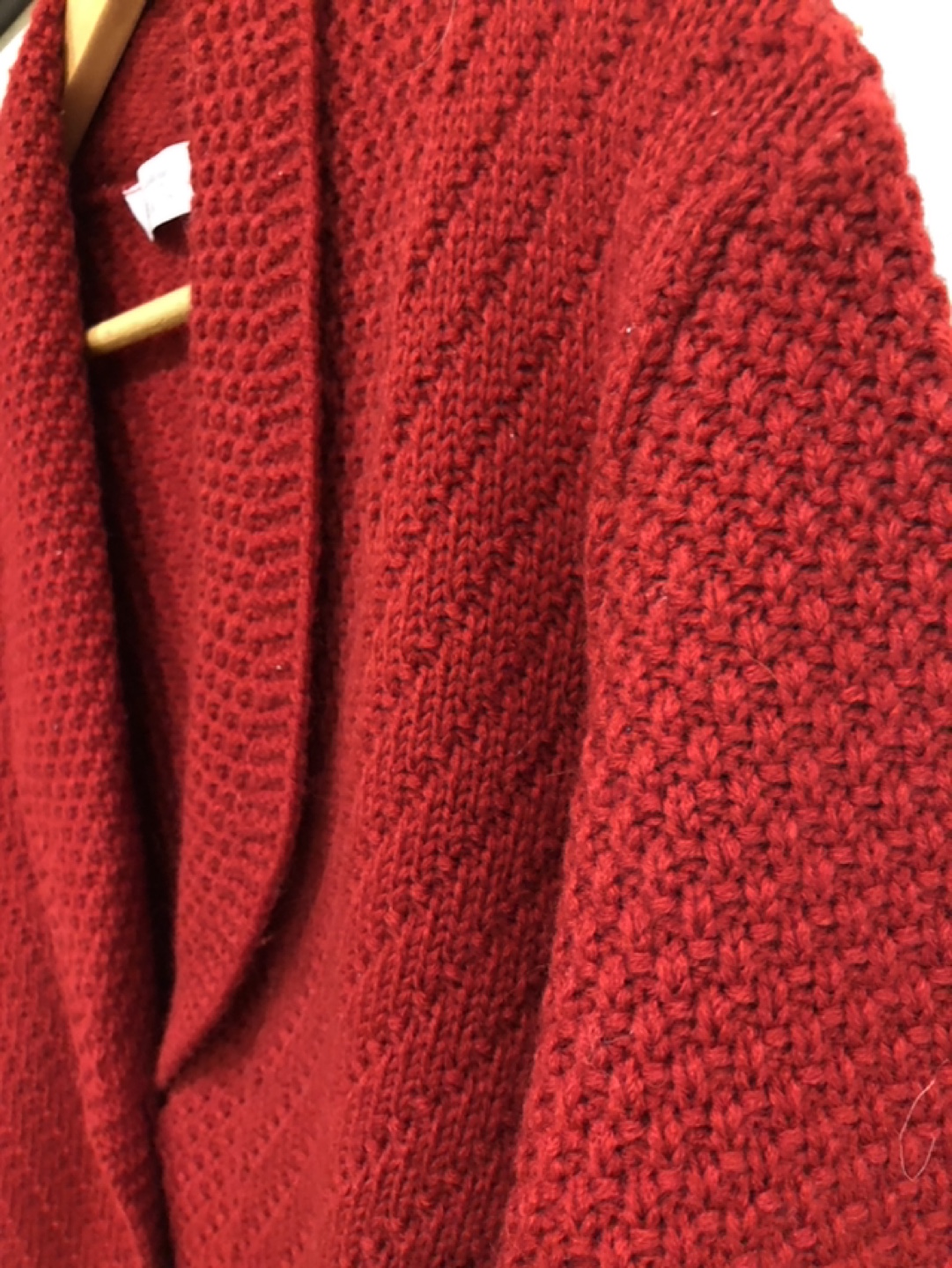MARKS & SPENCER Red Knit Cardigan - photo 3
