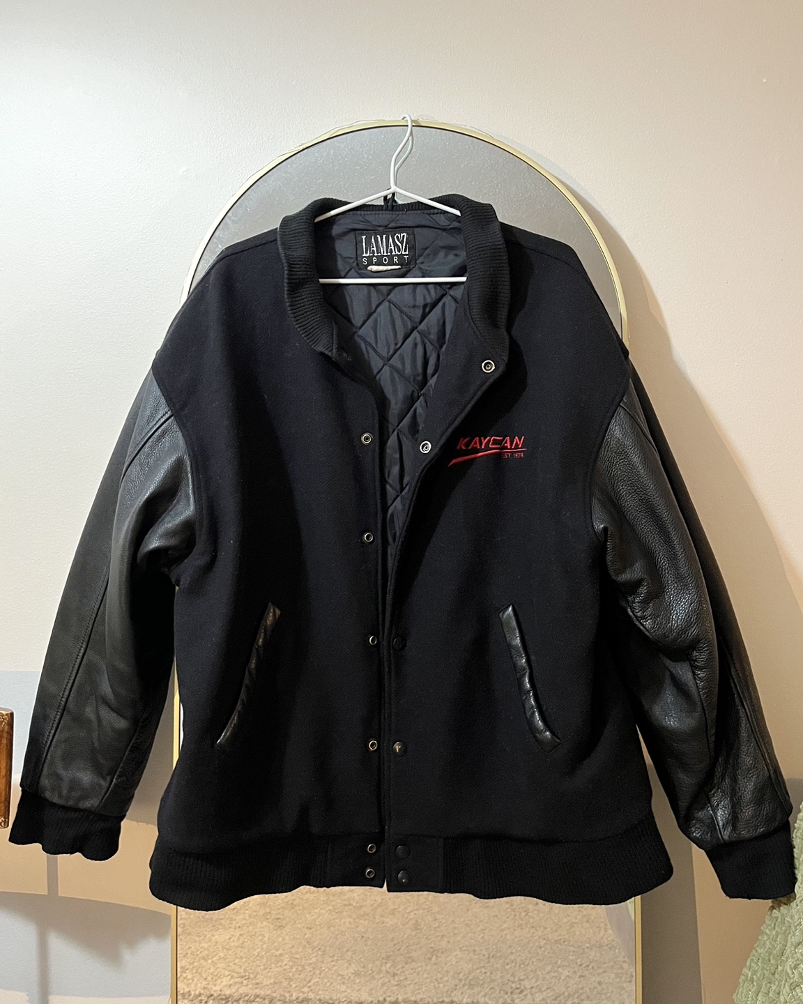 MOVING!! Vintage Lamasz Sport Kaycan Varsity Jacket