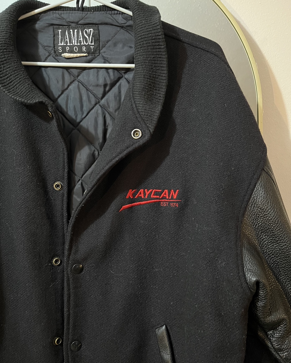 MOVING!! Vintage Lamasz Sport Kaycan Varsity Jacket - photo 3