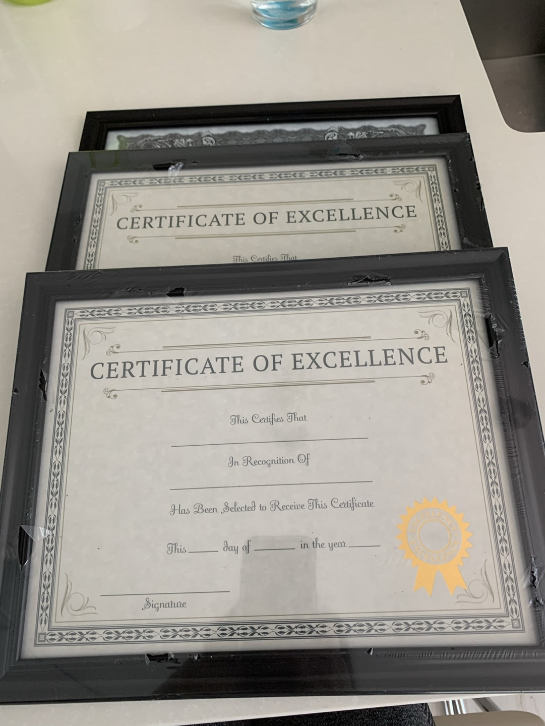 Certificate of Excellence Frames🧡