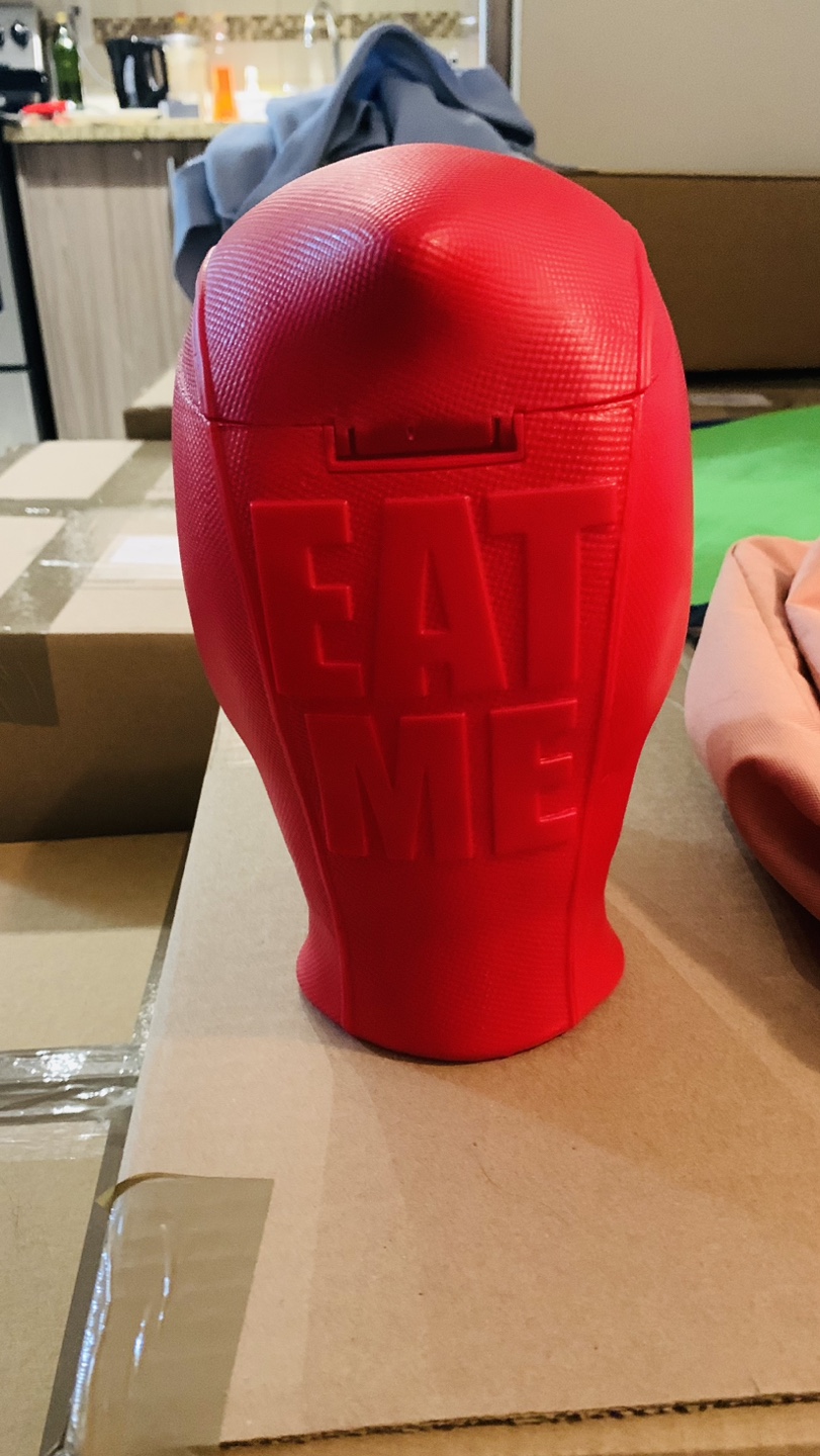 Deadpool Head Shaped Container