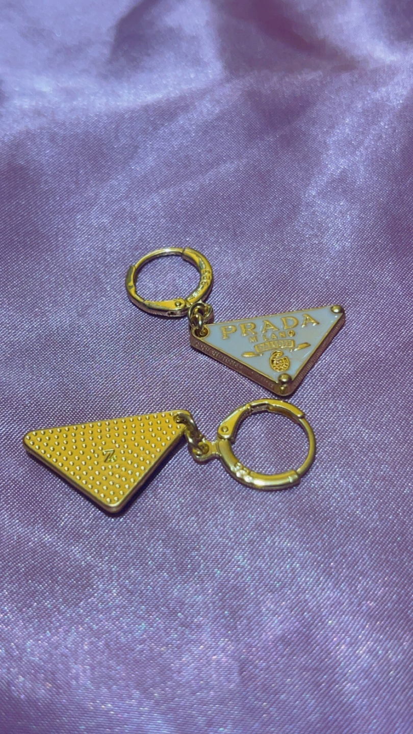 Prada Triangle Earrings - photo 3