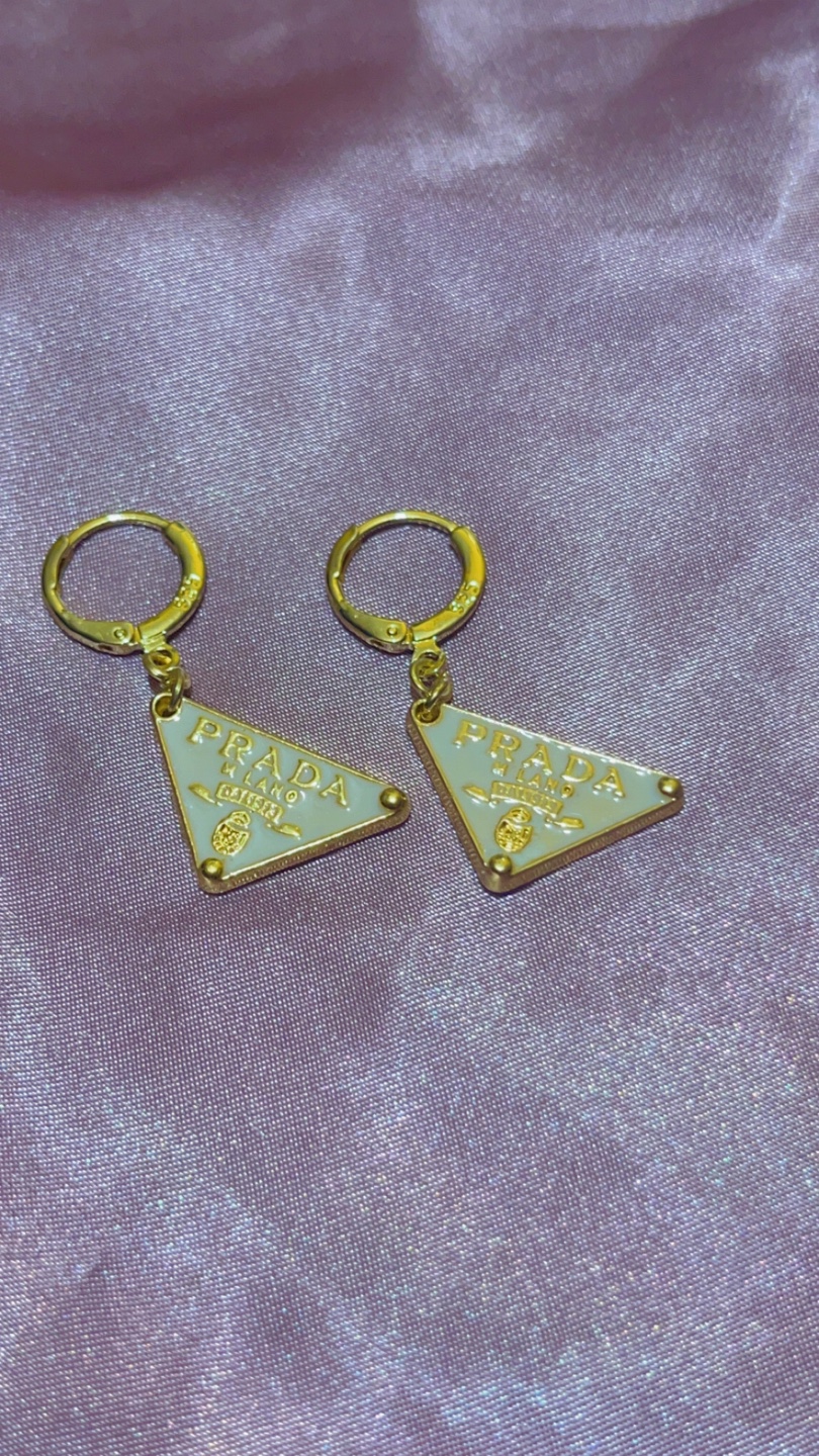 Prada Triangle Earrings - photo 2