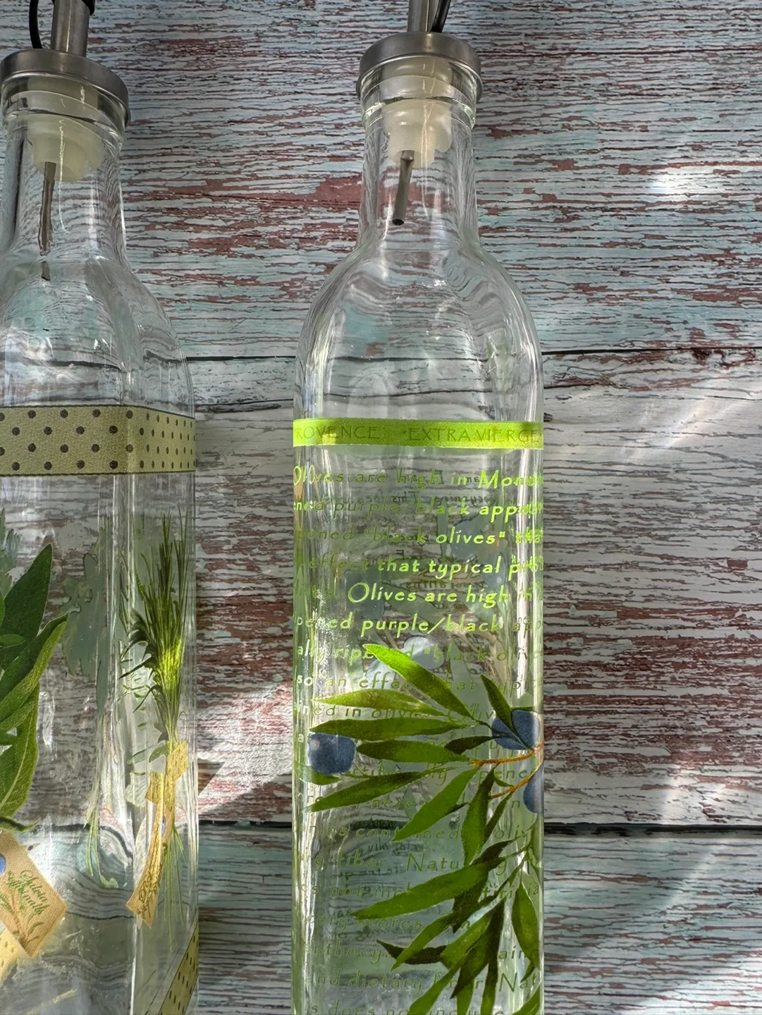 🧡 Olive Oil and Vinegar Bottles with Pour Spouts image indicator(7)