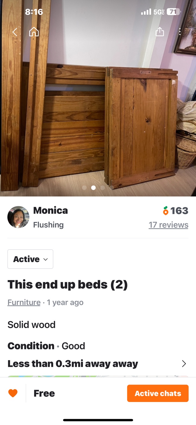 Solid Wood End-of-Bed Storage