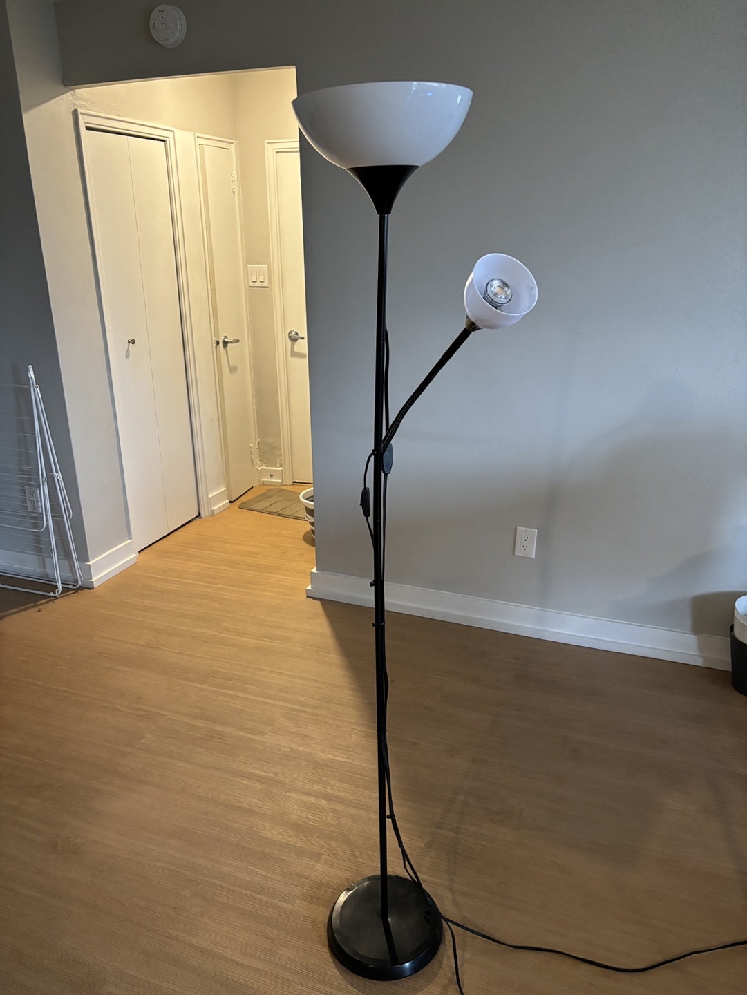 Floor Lamp with Two Lights