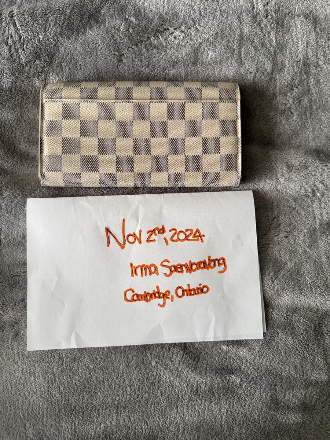 Louis Vuitton Sarah Wallet Damier Azur Canvas - photo 2