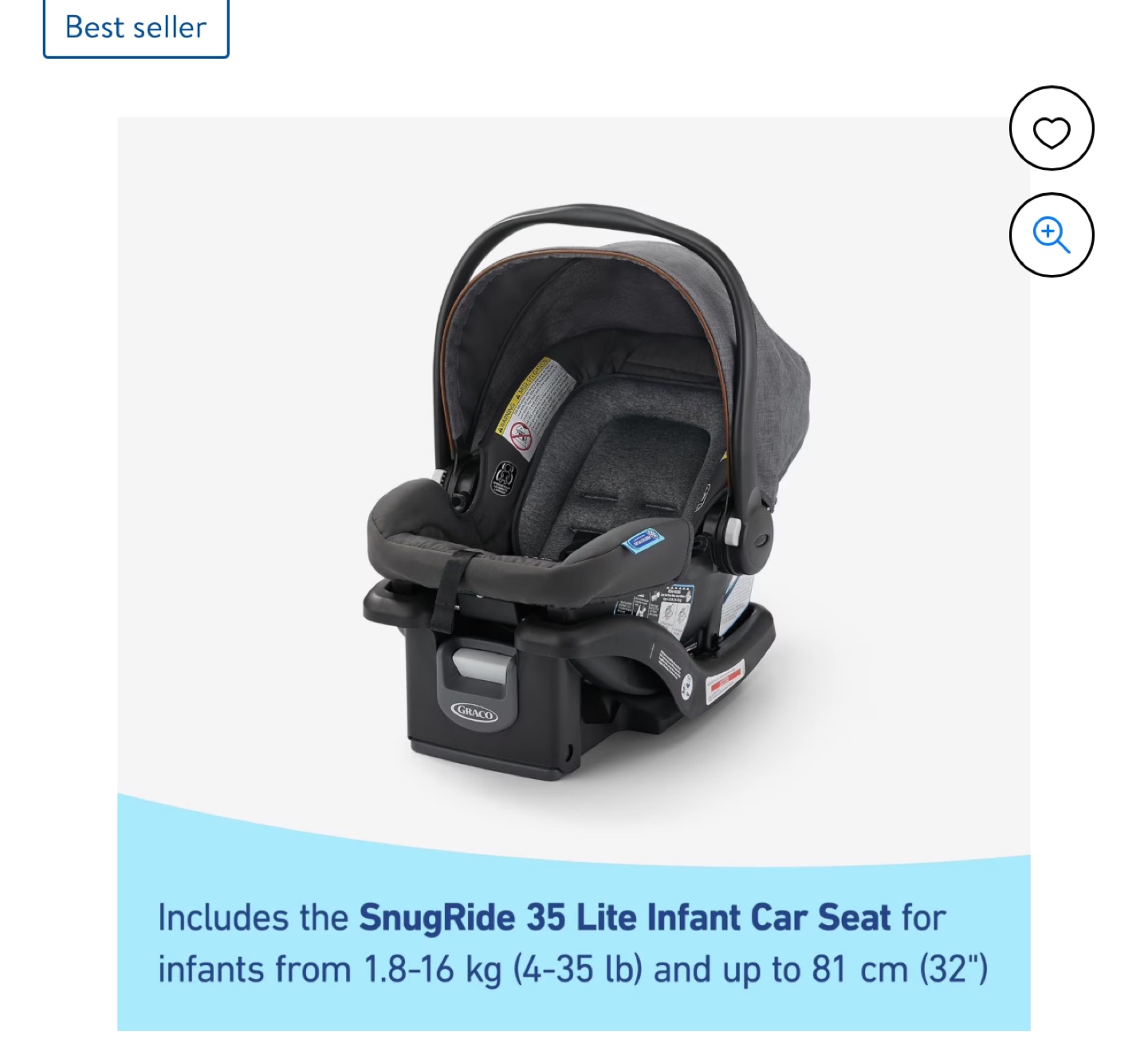 Graco SnugRide 35 Lite Infant Car Seat - photo 5