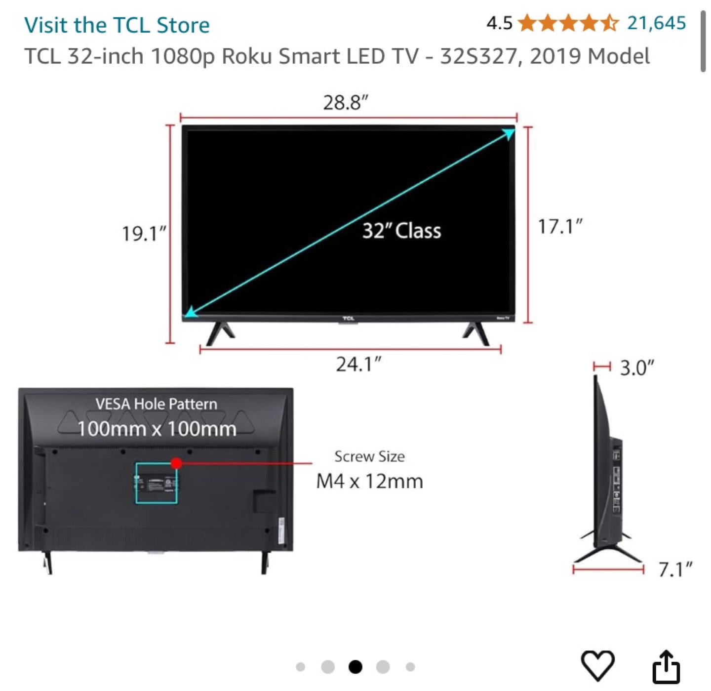 TCL 32 inch Roku TV - photo 5