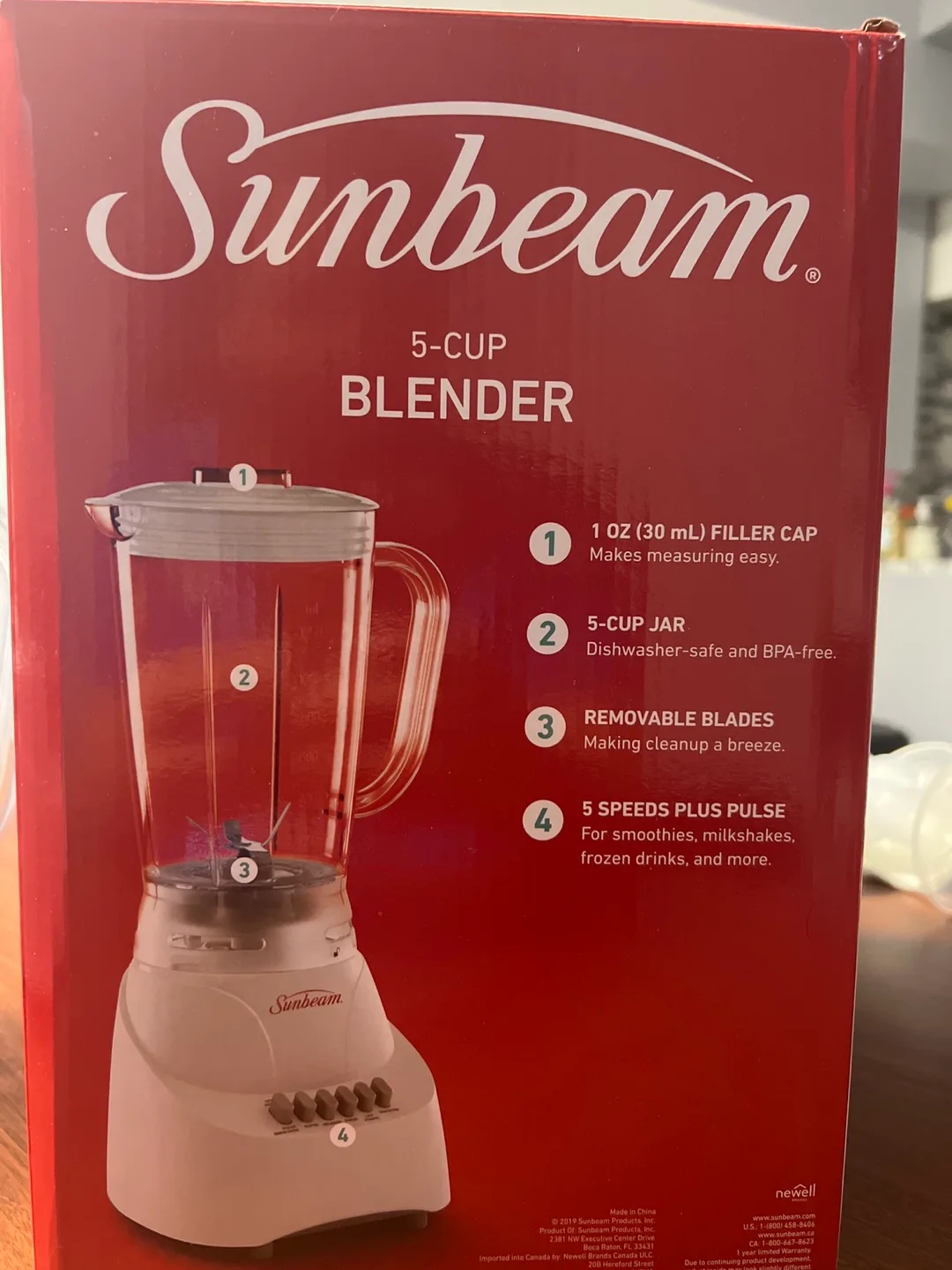 Sunbeam 5-Cup Blender image indicator(3)