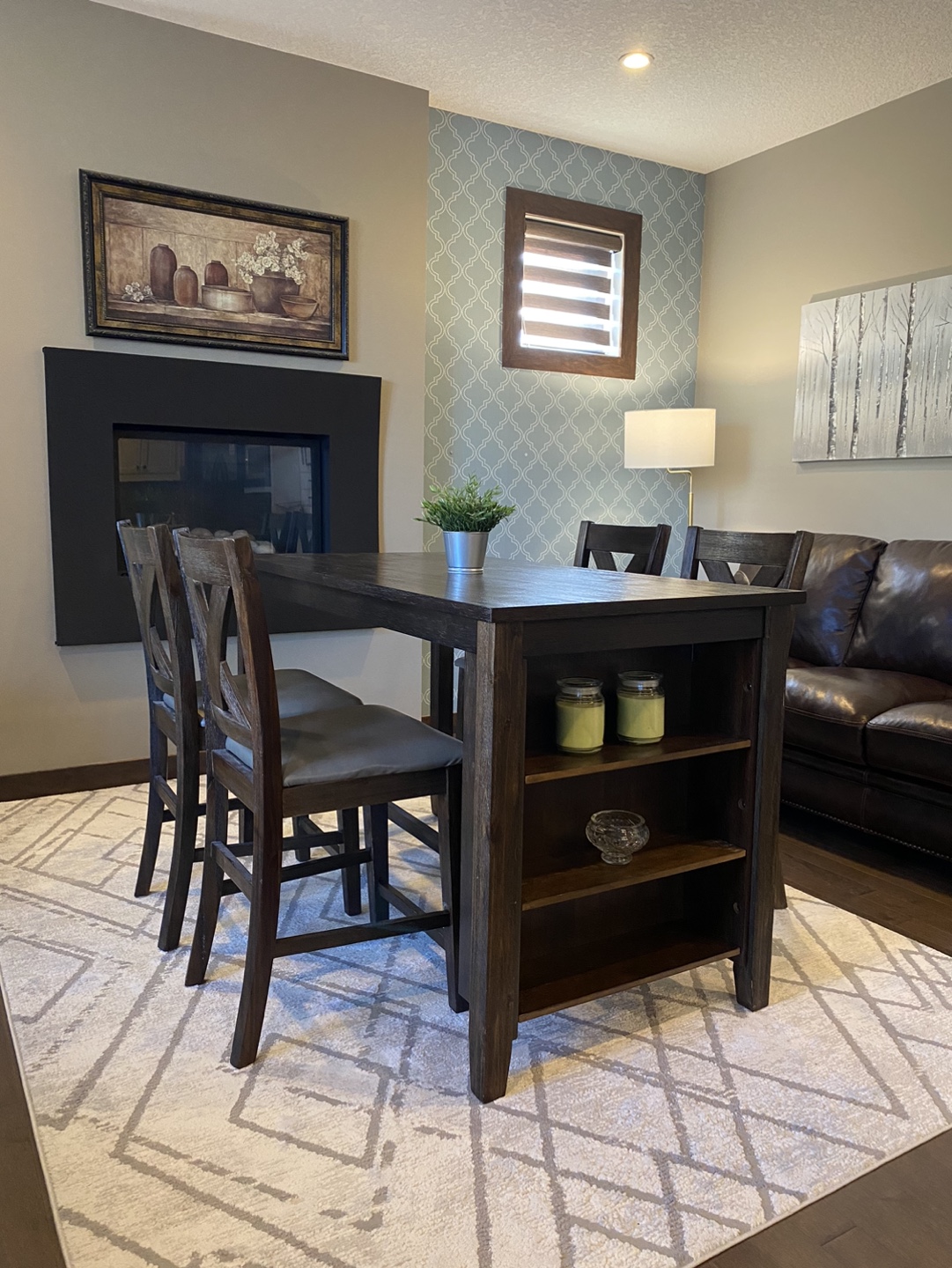 🏆 Awesome modern Dining high table with 4 chairs - photo 4