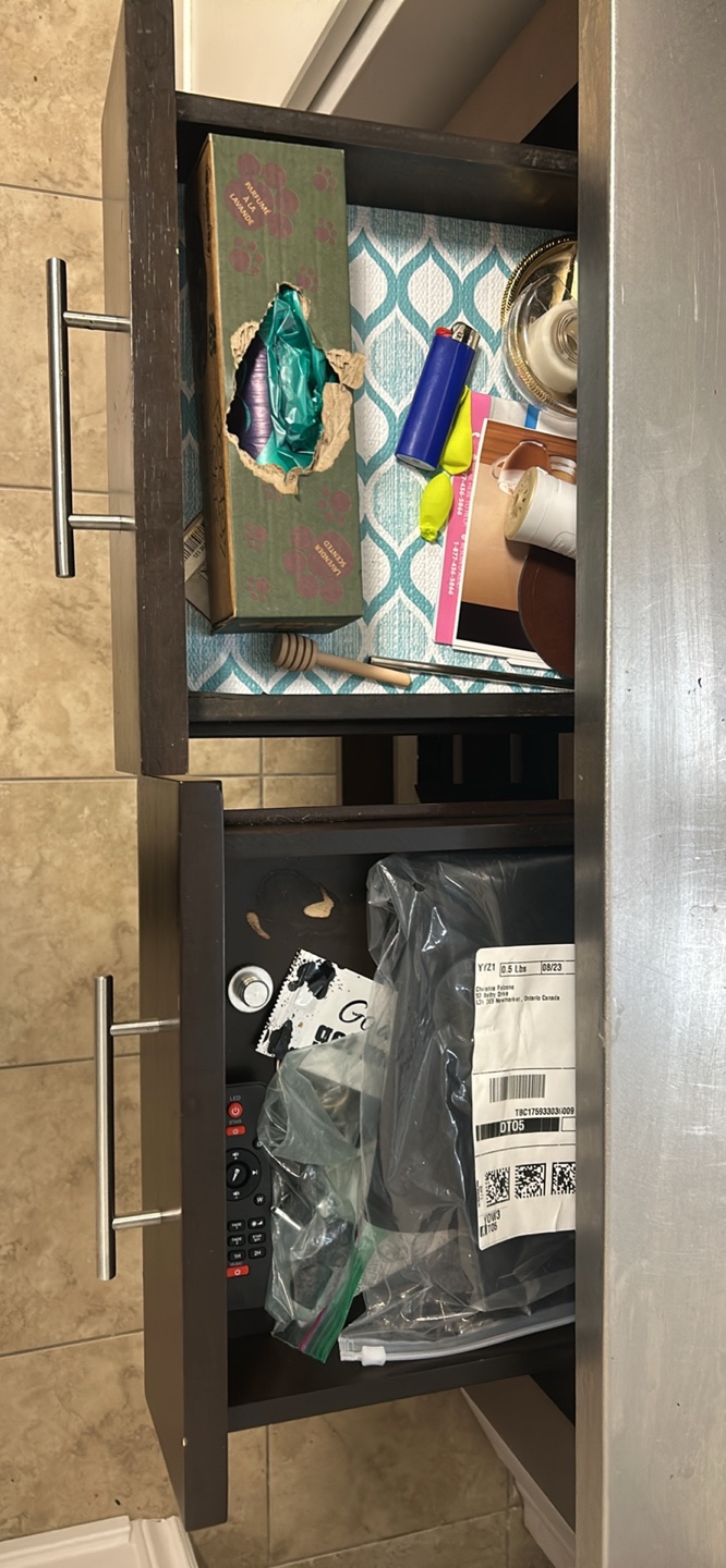 Kitchen Cart with Wine Rack - photo 2