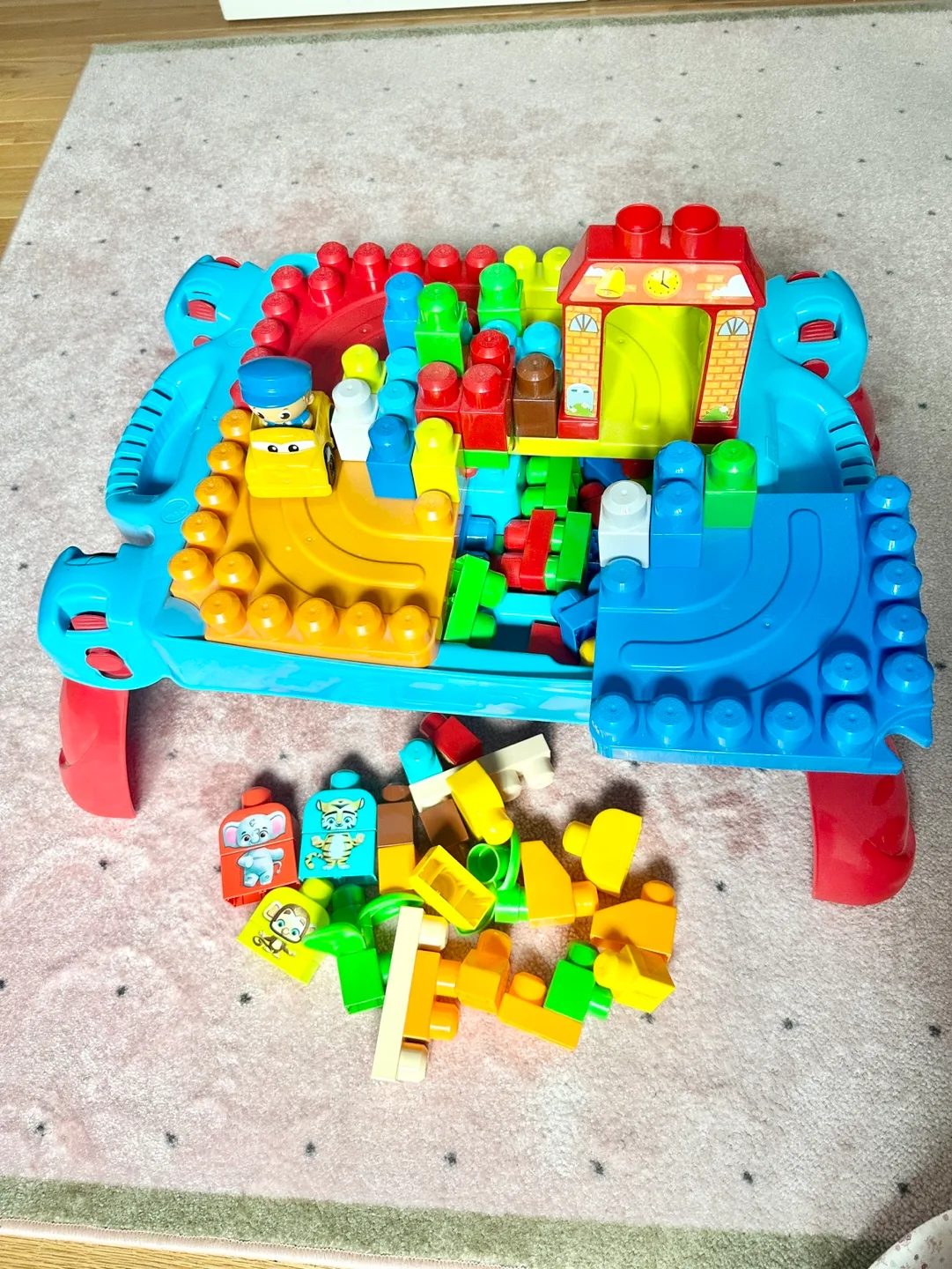 Toddler Toy - Mega Bloks Table plus extra blocks image indicator(2)