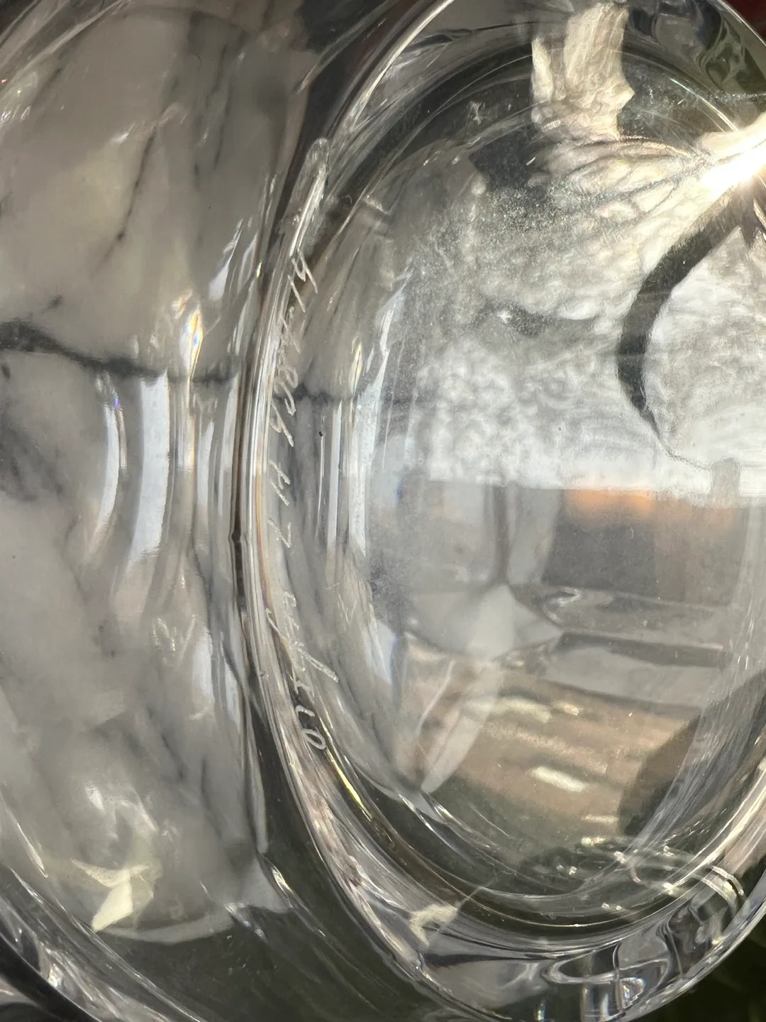 Orrefors Sweden Large Corona Crystal Bowl image indicator(4)