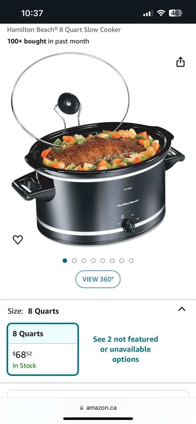 Hamilton Beach 5 Quart Slow Cooker image indicator(5)