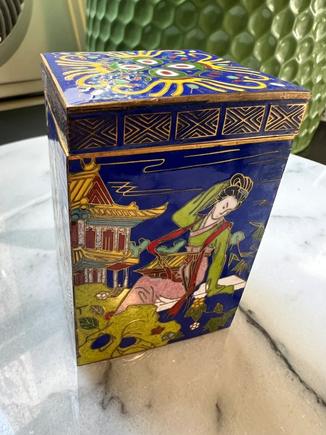 Vintage Cloisonné Box image indicator(3)