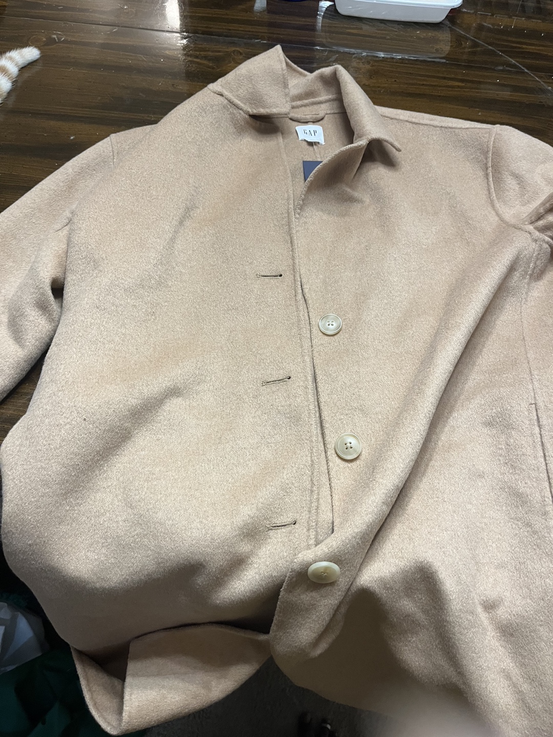 GAP Double-Faced Wool Coat - photo 2