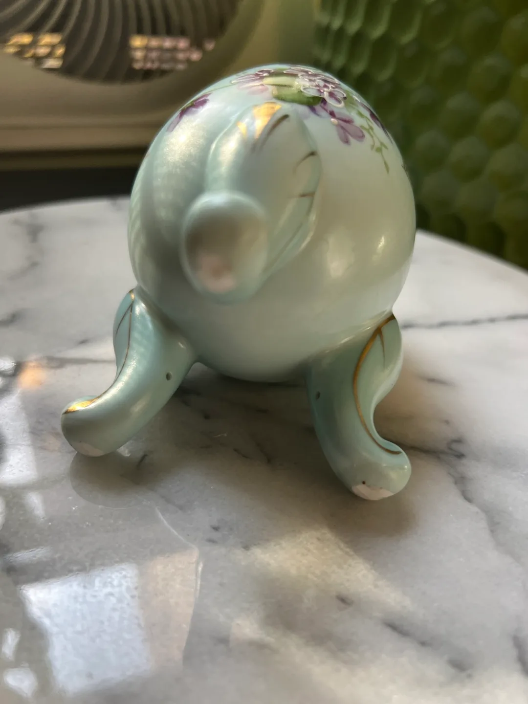 Vintage Porcelain Hatched Egg Trinket Dish image indicator(4)