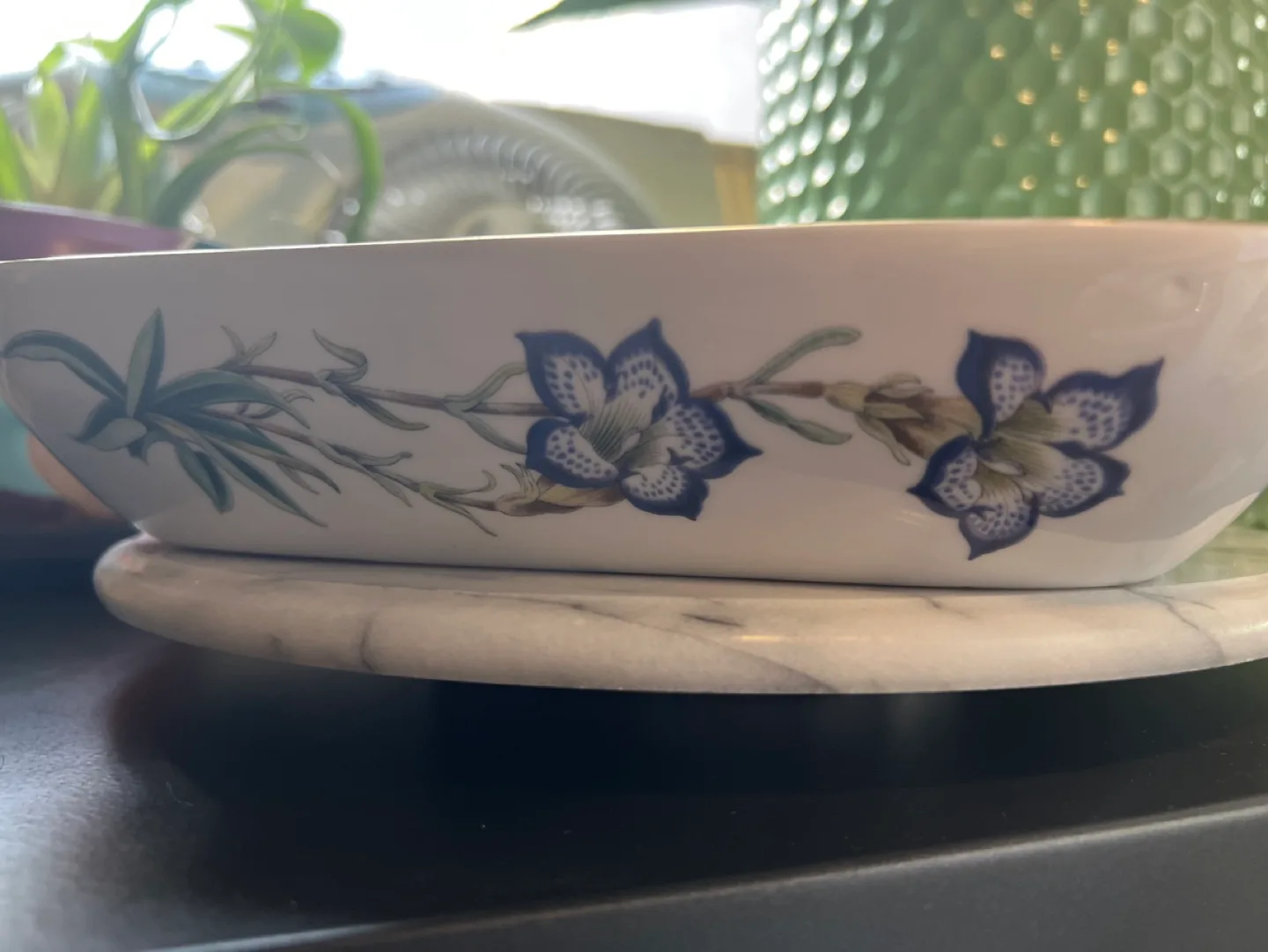 Spode Stafford Flowers Guirea Aerides Baking Dish image indicator(3)