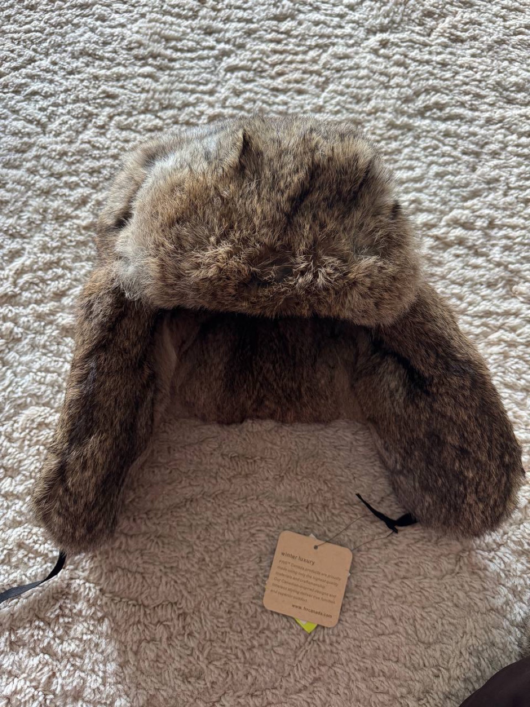 Rabbit Fur Trapper Hat