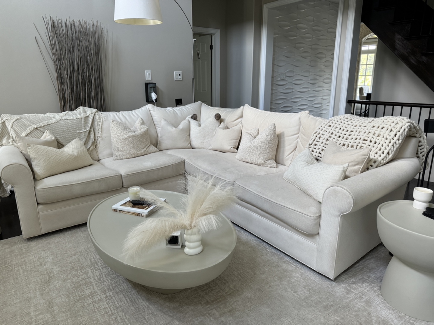White Sectional Sofa