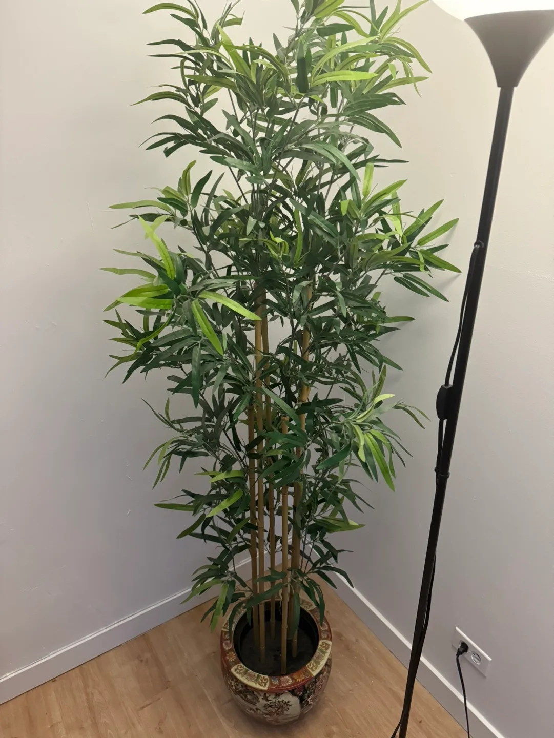 Artificial Bamboo Plant in Ornate Pot thumbnail